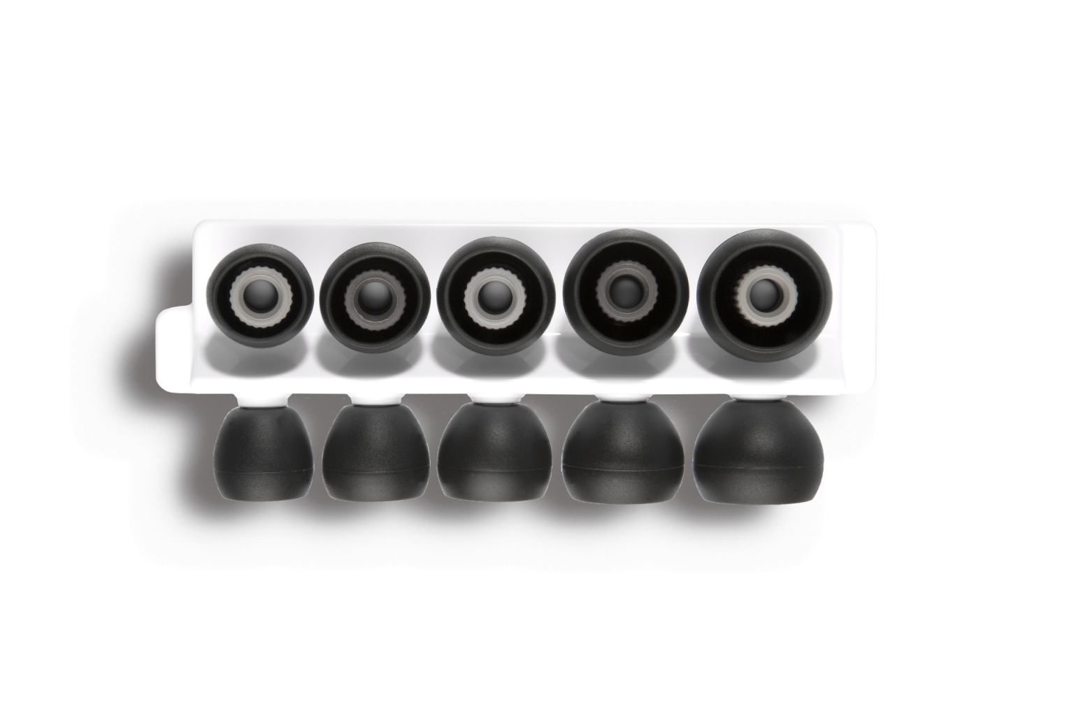 Silicone earpieces Gaudio inears Swiss Made, no compromise.